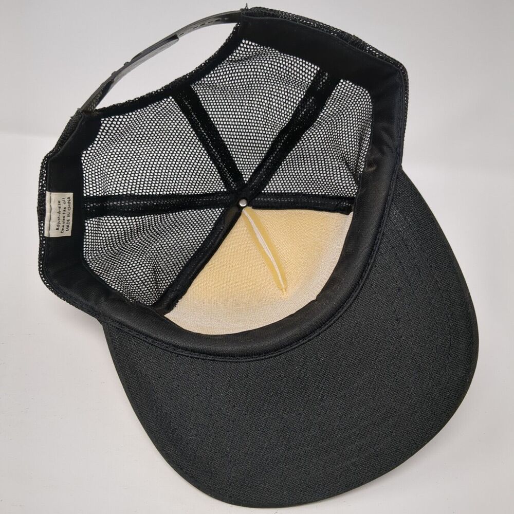 Retired Too Lazy To Work Snapback Trucker Hat Bla… - image 6